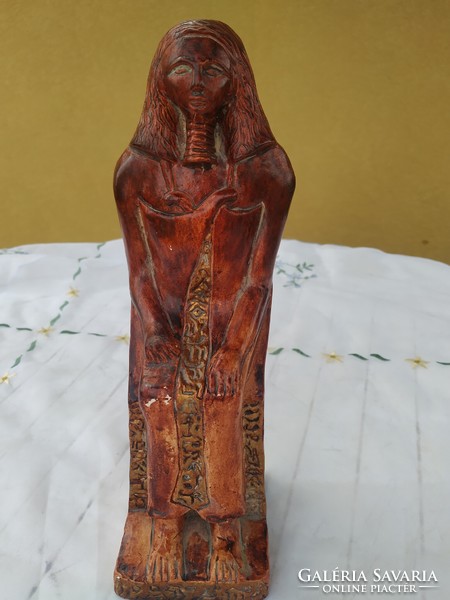 Glazed ceramic statue, ornament for sale! Pharaoh statue for sale!