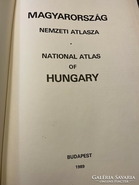 Magyarország Nemzeti Atlasza! 1989.