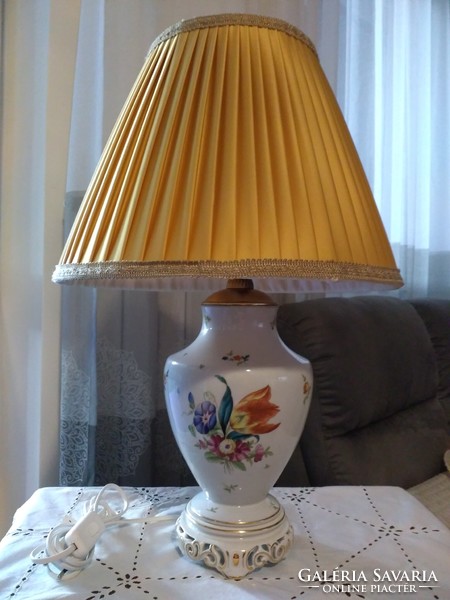 Herendi porcelán óriási asztali lámpa!