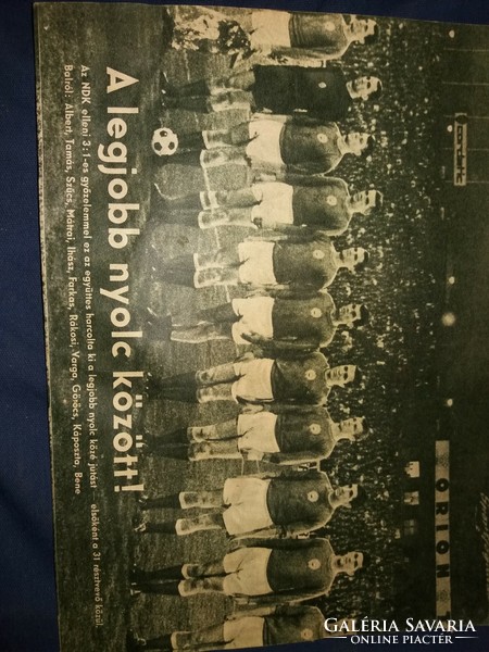 1967.október LABDARÚGÁS magyar labdarúgó újság magazin a képek szerint