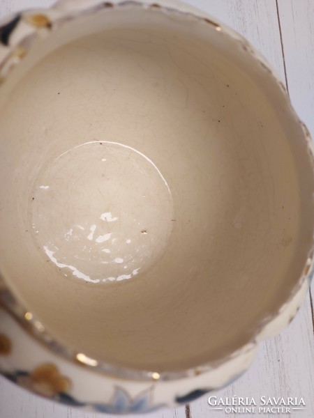 Antique Zsolnay porcelain bowl