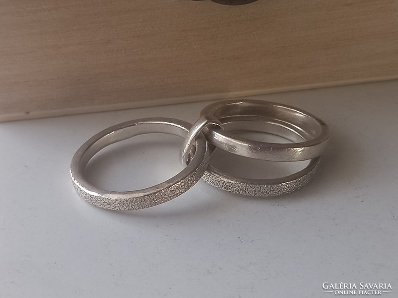Női (3 részes) ezüst gyűrű