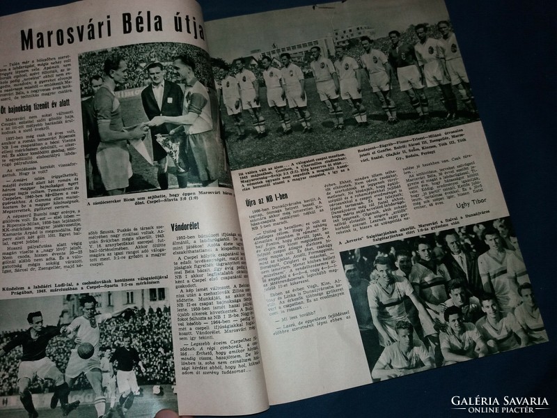 1967.május LABDARÚGÁS magyar labdarúgó újság magazin a képek szerint