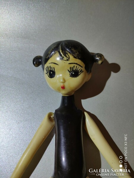 Vintage Russian Soviet gymnast celluloid doll extremely rare collectors item