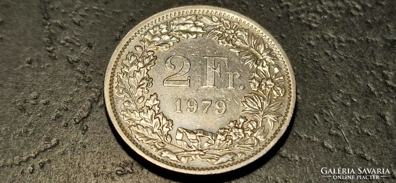 Svájc 2 frank, 1979.