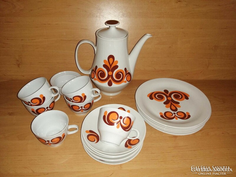 Colditz porcelain cookie plate and coffee set in one (24/d)