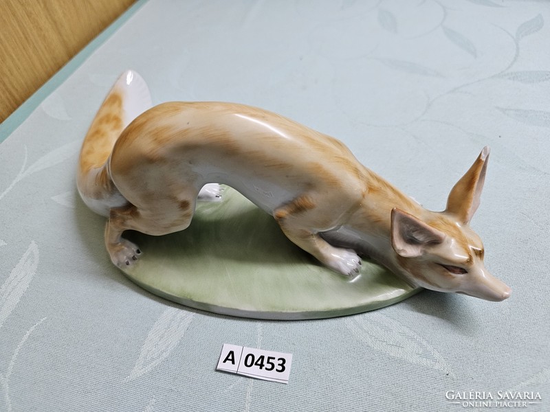 A0453 Herend tertia fox 29x10 cm