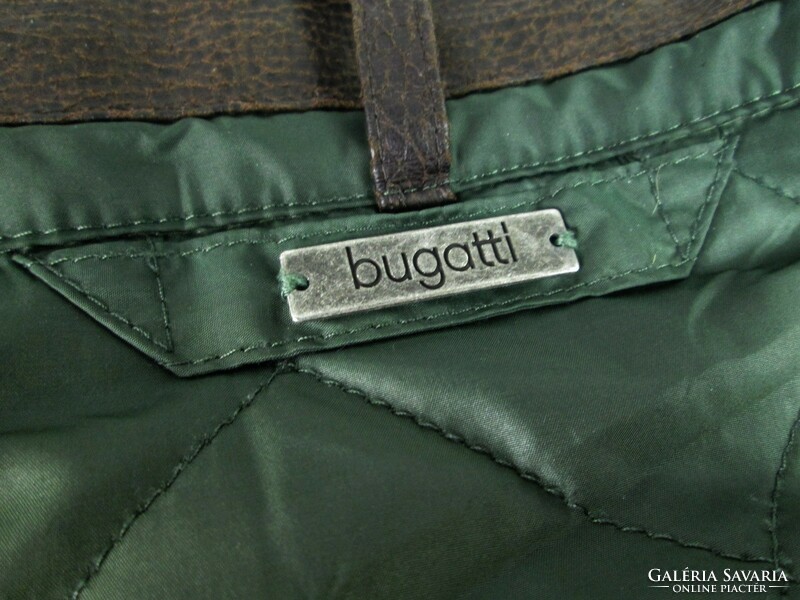 Original bugatti (2xl) dark green men's transitional quilted jacket