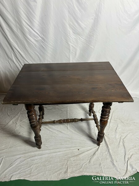 Antique pewter dining table