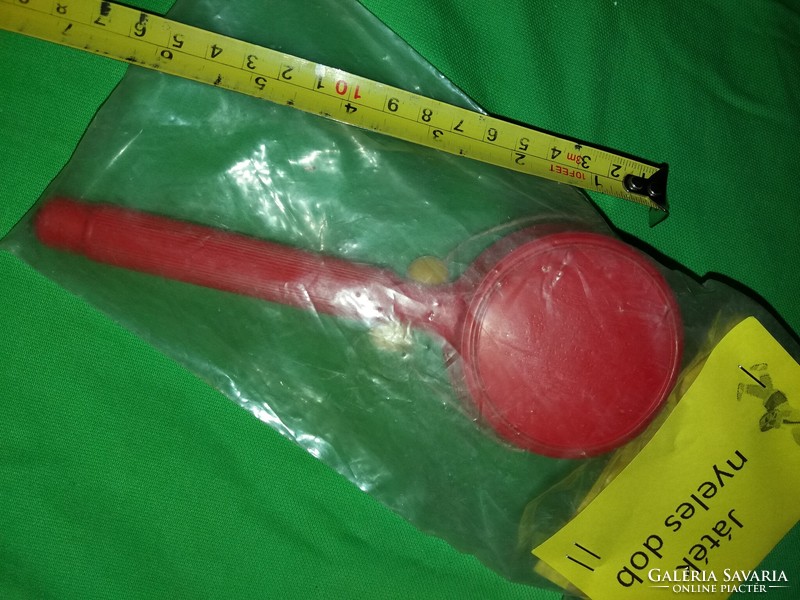 Retro traffic goods bazaar goods packaged unopened toy drum castanets with handles as shown in the pictures