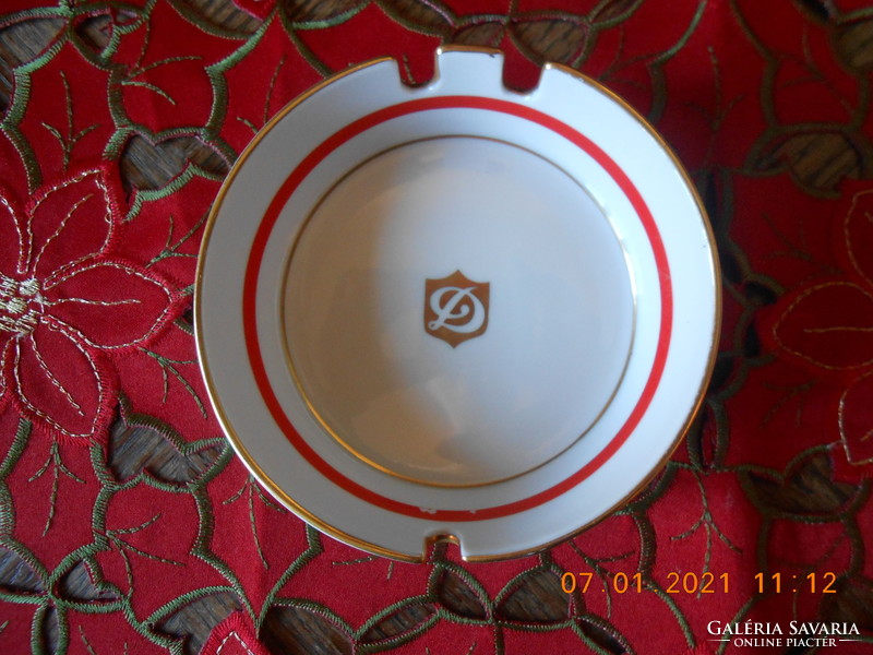 Zsolnay Duna Intercontinental mintás porcelán hamutál