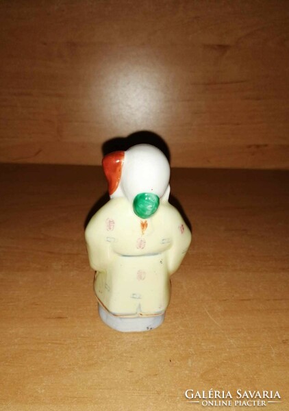 Lao - ce , régi kínai bölcs porcelán figura - 8,5 cm magas (po-2)