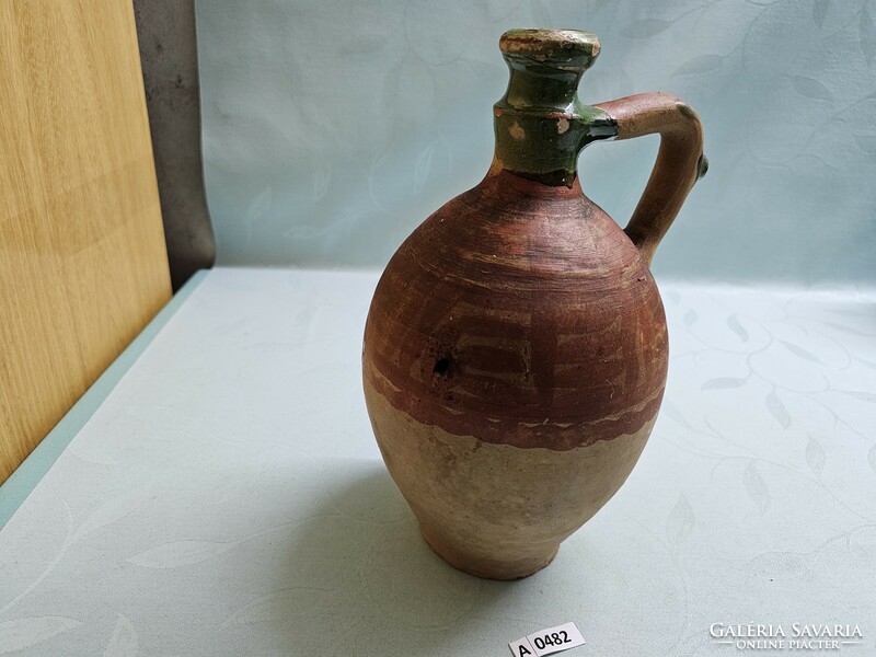 A0482 ceramic wine jug, small hole on the side, 28 cm