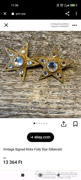 I was on sale! Kirks folly gold plated brooch/pins