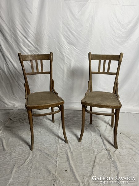 Antik Thonet szék 2db (csiszolt, restaurált)