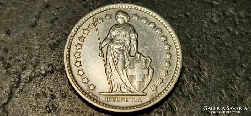 Switzerland ½ franc, 1959.