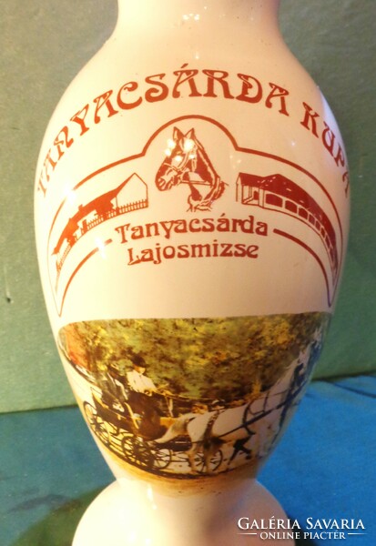 Tanyacsárda porcelain cup lajosmizse / 26 cm marked porcelain goblet /