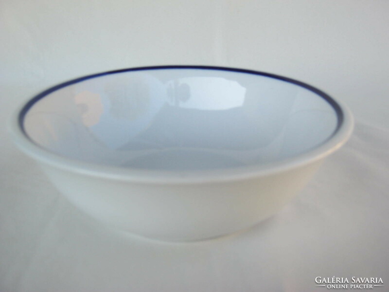 Zsolnay porcelain soup deep canteen plate