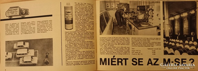 ÁFOR autós magazin 1975. kiváló állapotban