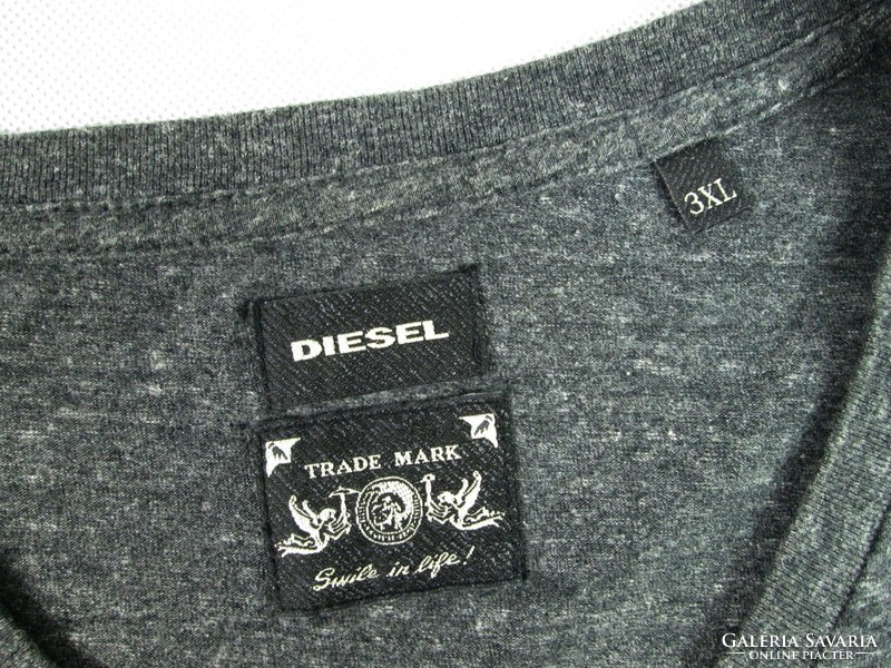 Original diesel (3xl) dark gray men's long-sleeved T-shirt