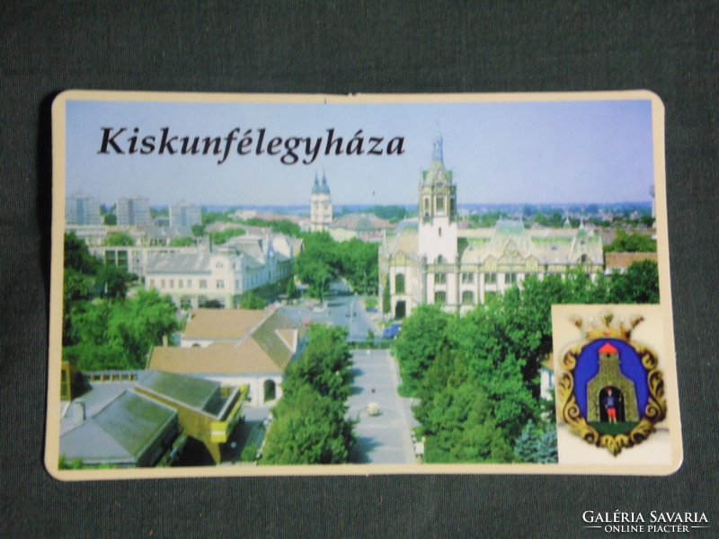 Kártyanaptár, Kiskunfélegyháza város,látkép,részlet, 2008 ,  (1)