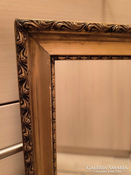 Antique gilded mirror in age-appropriate condition!