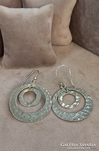 Indonesian silver earrings