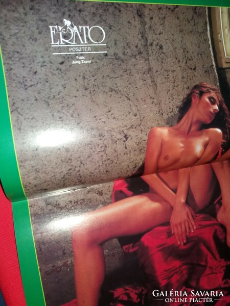 1990. III. évfolyam 3. szám ERATO Művészet - erotika magazin újság aktposzterrel a képek szerint
