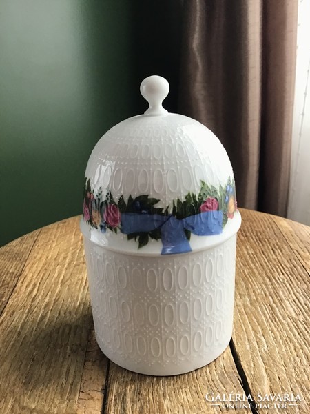 Old Rosenthal porcelain bonbonier with lid