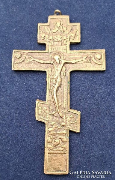 Copper orthodox, pravoslav pendant cross