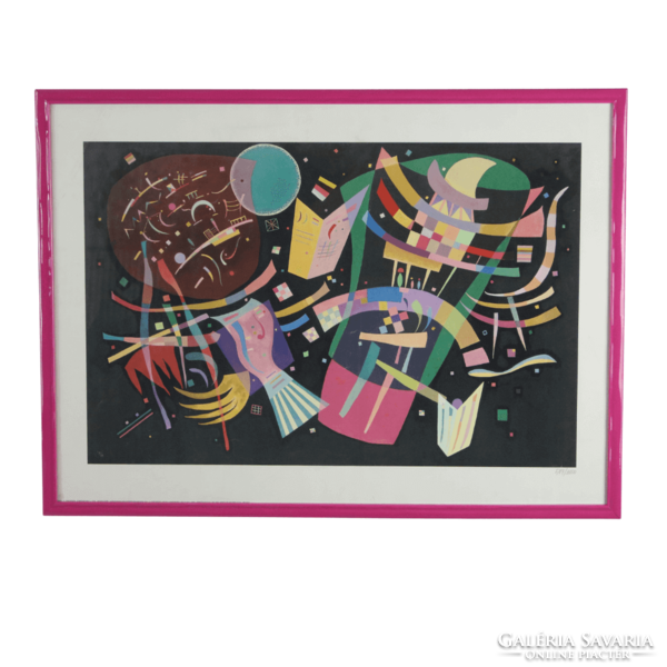 Wassily Kandinsky - composition x. Milan 547/1000 print of his 1939 work from 1994