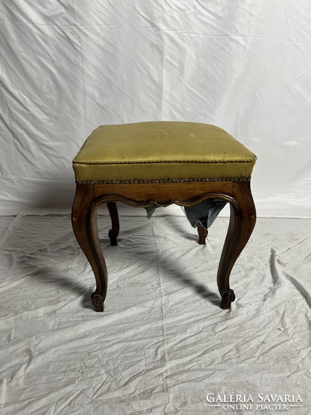 Antique neo-baroque footstool