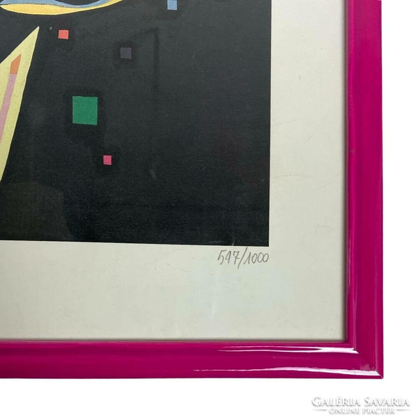 Wassily Kandinsky - composition x. Milan 547/1000 print of his 1939 work from 1994