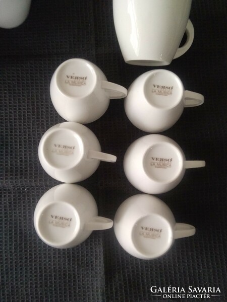 Verso design - porcelán teás, kávés szett  / 6 személyes