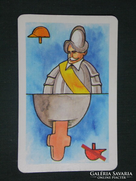 Kártyanaptár,SZOT munkavédelmi osztály,grafikai rajzos,védő sisak, 1986,  (1)