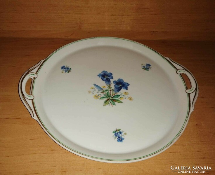 Krautheim Selb Bavarian porcelain gentian serving tray, table center - 29*32.5 cm (6p)
