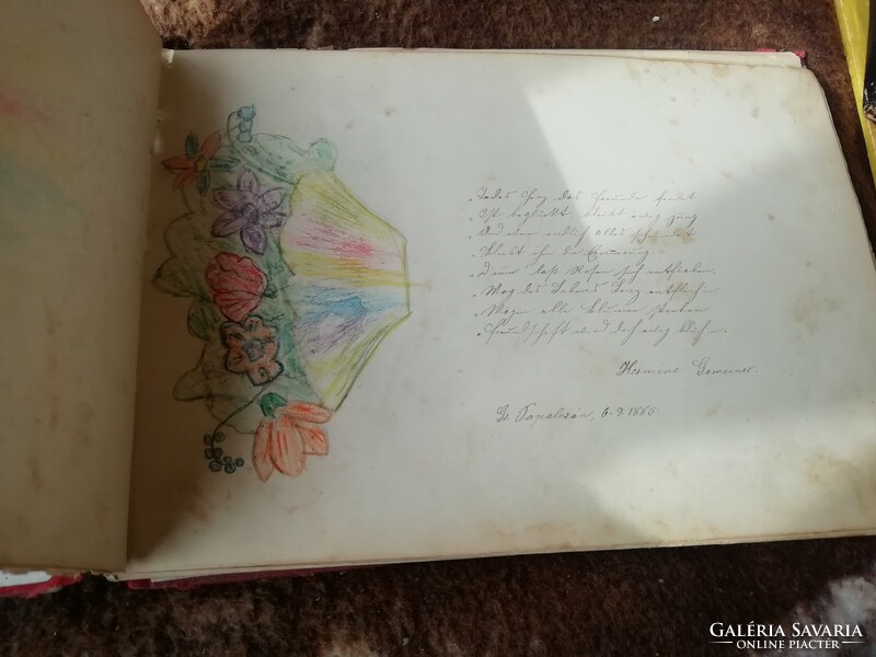 Dear voices 1884 memory book in the condition shown in the pictures