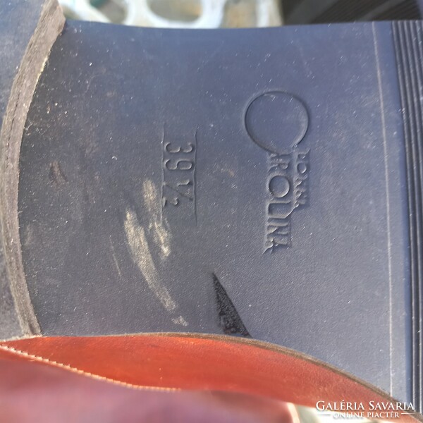 Donna carolina leather boots size 39.5