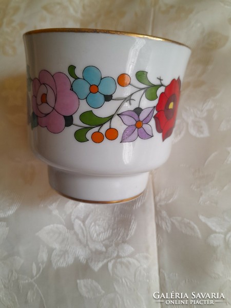 Kalocsa porcelain cup 8 cm high