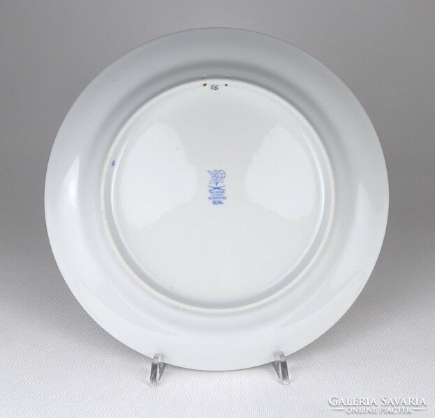1P262 Kalocsa porcelain decorative plate wall plate 24 cm