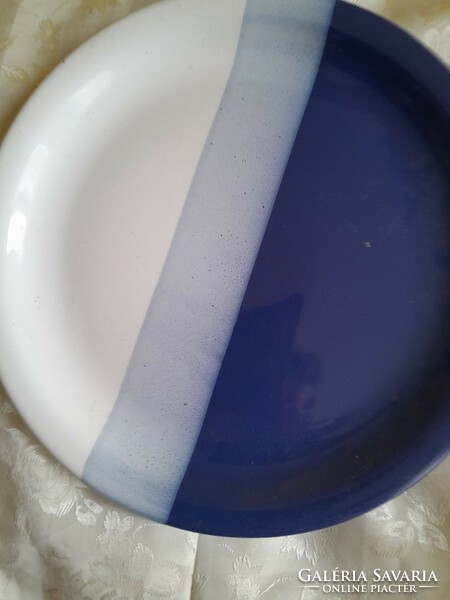 Blue and white plate 24 cm