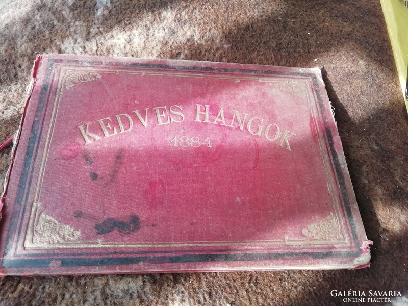 Dear voices 1884 memory book in the condition shown in the pictures