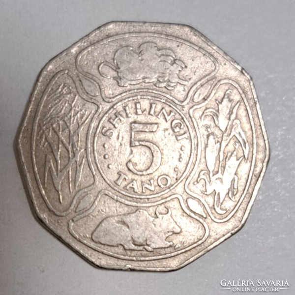 1972. Tanzánia 5 shilling (852)
