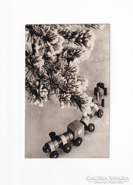 K:01 Karácsonyi képeslap Fekete-fehér 03