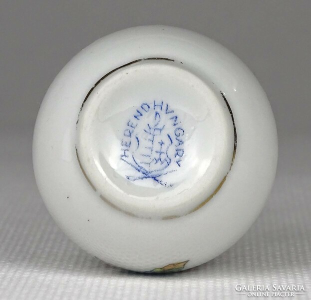 1P259 Régi Herendi Viktória mintás porcelán váza ibolyaváza 6.5 cm