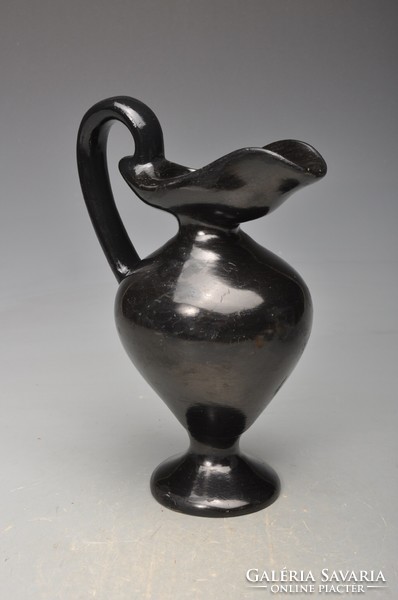 Dósa Pardi Szentes, jelzett art deco váza. 22 cm, jelzett.