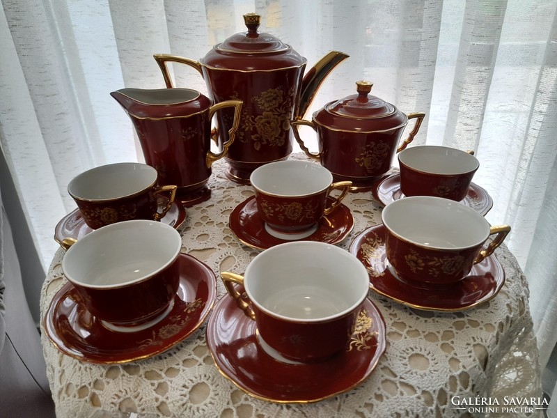 Zsolnay mocha set