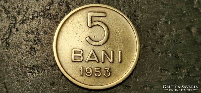 Romania 5 bani, 1953