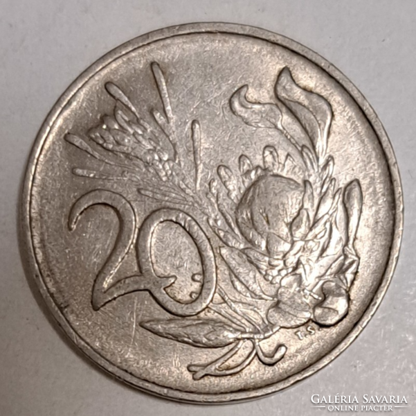 1980. South Africa 20 cents (804)