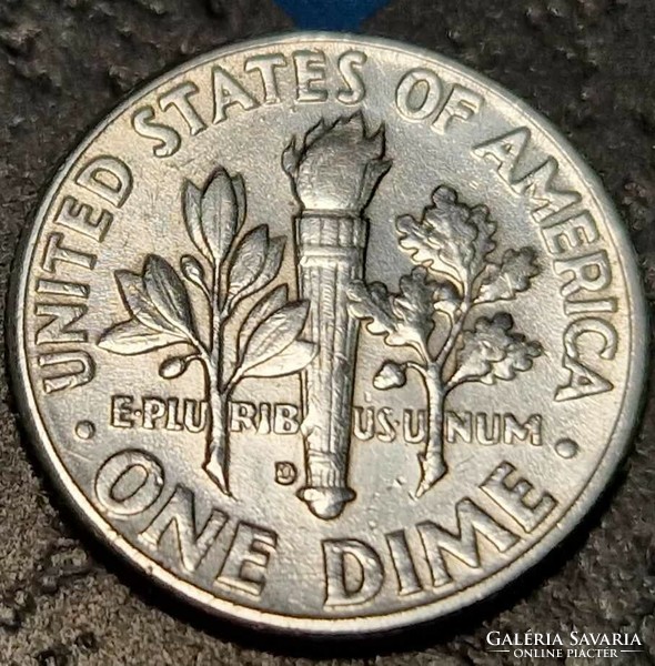 United States of America 1 dime, 1963., Silver roosevelt dime, no mintmark.